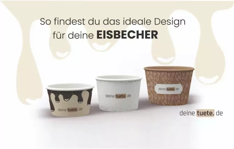 So findest du das ideale Design für deinen Eisbecher Eisbecher Designen bei Deinetuete.de